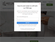 Tablet Screenshot of libertydrug.com